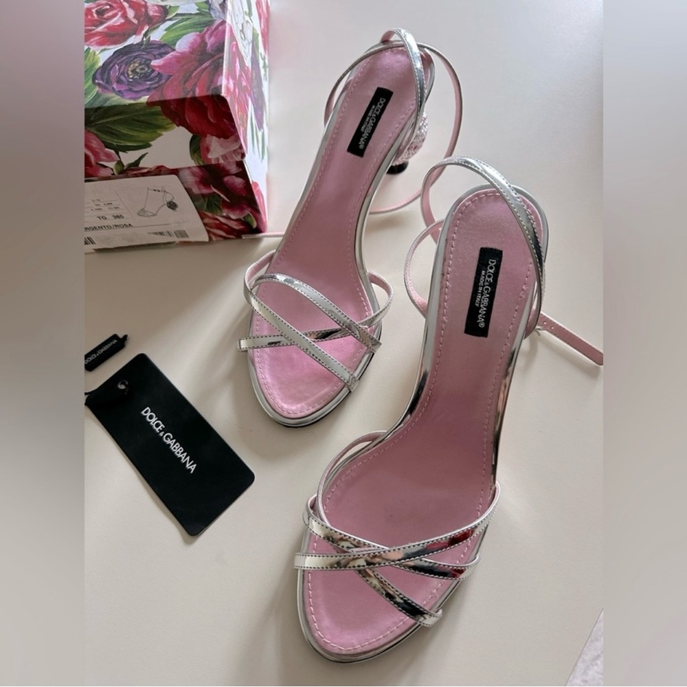 Dolce and Gabbana disco ball heels